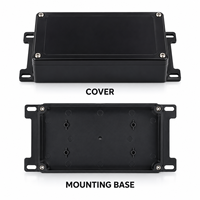 Boîtier de jonction électrique ABS IP67 150*100*44mm F12 Noir pour projet