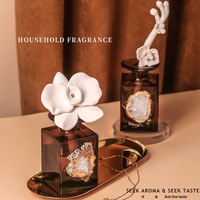 Ensemble cadeau décoratif pour la maison, huiles essentielles parfumées sans flamme, élégance luxueuse personnalisée en usine, parfum d'intérieur longue durée