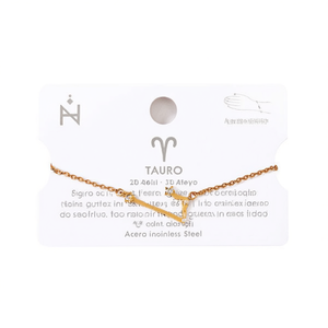 Pulsera de Acero Inoxidable Aries con Diseño de Circonita, Joyería Unisex para Regalo - Product Image 2