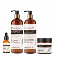 Shampooing Végétalien au Romarin Marque Blanche – Stimule la Croissance des Cheveux, Nourrit et Répare – Usage Quotidien à Domicile