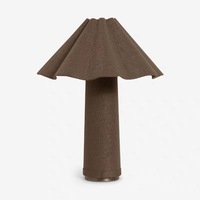 Lampadaire LED moderne en papier mâché durable, intensité réglable, écologique, pour villa, hall d'entrée, maison