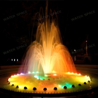 Fontaine musicale dansante durable pour piscine, avec lumières LED colorées, pour la décoration extérieure des paysages – Vente directe usine