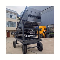 Tamis vibrant linéaire multicouche en acier inoxydable 304 pour poudres alimentaires, directement de l'usine