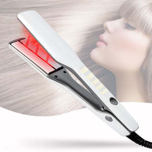 Керамические плоские утюги для волос оптом титановый турмалиновый Профессиональный Выпрямитель для Волос инфракрасный выпрямитель для волос - Product Image 3