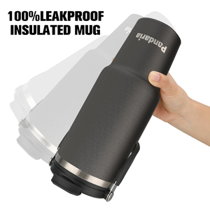 Stock disponible en entrepôt FBA, gobelet isotherme sous vide de 40 oz, couleur unie, avec poignée et couvercle - Product Image 4
