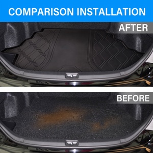 Tapis de coffre complet Coolcars pour Land Rover Defender 110 2020-2025 TPE épais, résistant, imperméable, antidérapant, fabriqué en Chine - Product Image 6