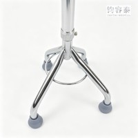 GENTAI MEDICAL Canne Quadripode en Aluminium avec Base Remplaçable, Hauteur Réglable, Poignée Ergonomique, Garantie 1 An pour Personnes Âgées, Utilisation Intérieure et Extérieure