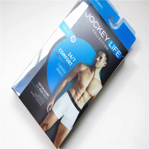 Calzoncillos bóxer de diseño gratuito para hombre, caja de envío, caja de calcetines de regalo de lujo con ventana, cajas de embalaje de ropa interior - Product Image 2