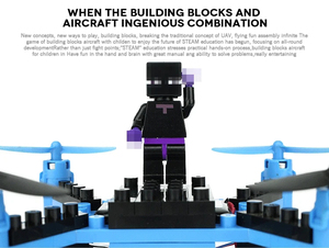 2023 Y thành tự làm khối xây dựng Drone 2.4GHz mini có thể tháo rời rc Quadcopter với Camera HD - Product Image 3