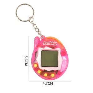 1PC <span class=keywords><strong>Tamagotchi</strong></span> Transparent Électronique Nostalgique 168 Animaux Virtuels Cyber Numériques Jouets Amusants Pixel Play Pile Bouton - Product Image 5