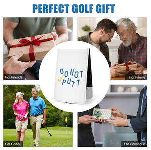 Porta Scorecard da Golf in Pelle PU, Copertina per Libretto di Messure con Ricamo Personalizzato, Elastico e Logo OEM - Product Image 6