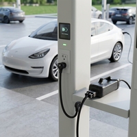Chargeur mobile pour véhicule électrique Tesla Model S3X Y Gen 2 en parfait état avec adaptateur NEMA 10-30, prise CCS1, 250V 24A, protection IP65