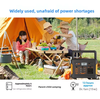 Nouvelle station solaire portable LiFePO4 300W 256Wh, compatible voiture MPPT, écran LED, stockage d'énergie, charge par panneau solaire