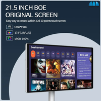 Pantalla giratoria inteligente portátil 2025 21,5 27 32 pulgadas pantalla táctil IPS móvil Android 13 IPTV pantalla táctil Smart TV