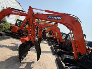 รถขุด Doosan DX60 มือสอง ขนาด 6 ตัน รถขุดไฮดรอลิกแบบตีนตะขาบขนาดกลาง ของแท้จากเกาหลี Doosan สภาพดี ชั่วโมงการใช้งานต่ำ ราคาถูก - Product Image 3