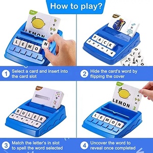 Jouets Mathématiques pour Enfants : Jeu d'Apprentissage de l'Anglais, Comptage, Correspondance des Lettres, Orthographe, Alphabet ABCD, Jouets Éducatifs - Product Image 5