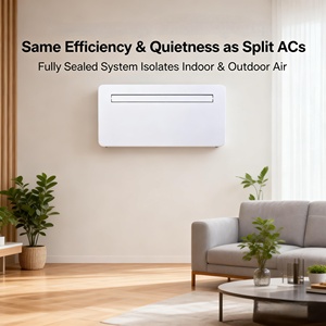 Aire Acondicionado Split de Pared con Unidad Exterior Integrada, Calefacción y Refrigeración, para Uso en Hoteles y Hogares, de Frecuencia Variable - Product Image 1