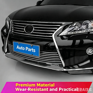 Stainless Steel Chrome Front Bumper Anti Collision Trim for 2012 2014 RX270 RX350 RX450h Grille Cover - Product Image 2