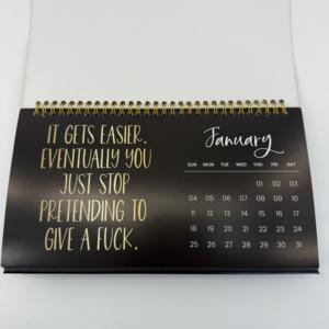 Calendario de Escritorio Personalizado con Impresión en Inglés, Calendario de Mesa Creativo y Exquisito, Decoración de Escritorio de 365 Días - Product Image 4