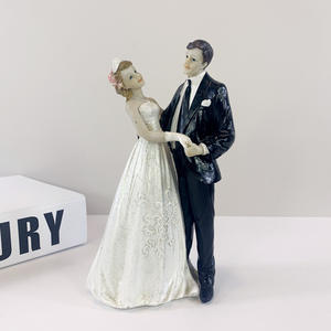 Juguetes para parejas de boda, venta al por mayor, herramientas de decoración de pasteles de boda, accesorio de resina, juego de muñecas para parejas, decoración de pasteles - Product Image 5