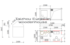Maisons <span class=keywords><strong>en</strong></span> <span class=keywords><strong>bois</strong></span> écologiques Taizhou Eurasia, kits de charpentes préfabriquées <span class=keywords><strong>en</strong></span> <span class=keywords><strong>bois</strong></span> pour cabanes <span class=keywords><strong>en</strong></span> <span class=keywords><strong>bois</strong></span> d'extérieur, camping-cars et remorques - Product Image 3