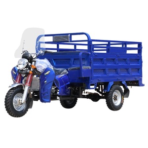 Triciclo de motocicleta de carga alimentado por combustible de gasolina de 3 ruedas de 300CC con cubo basculante para uso de adultos y transporte de carga - Product Image 2