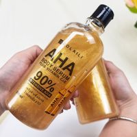 AHA Gold Original Essence Liquide Hydratante, Raffermissante, Éclaircissante et Anti-Rides, Soin Anti-Âge de la Peau 500ml