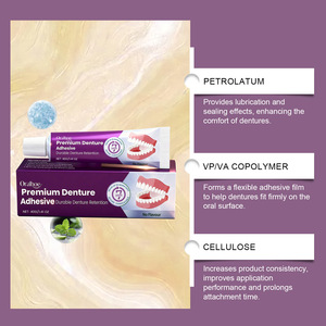 Adesivo <span class=keywords><strong>per</strong></span> Protesi Dentarie ORALHOE Premium, Naturale, Confortevole e di Alta Qualità, Vendita Top - Product Image 4
