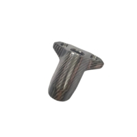 Cache-clé d'allumage et protection de silencieux en fibre de carbone sèche 3K 100% pour CFMOTO 450 SR