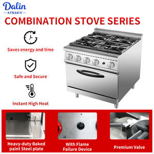 オーブンコンビネーションストーブ付き4バーナークッキングレンジ新製品ガスストーブ工場供給 - Product Image 5