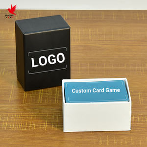 Materiale di carta personalizzato di alta qualità dei giochi di carte del produttore che caratterizza la progettazione unica per bere e giocare il mazzo - Product Image 1