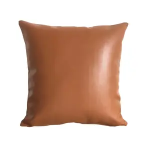 real leather pillows