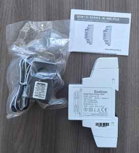 Medidor de electricidad PV de medición bidireccional monofásico montado en riel de comunicación RS485, con <span class=keywords><strong>CT</strong></span> 100/100mA, a la venta, a la medida - Product Image 5