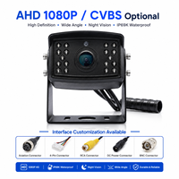 Cámara de Reversa para Flotas Comerciales, CCD AHD 1080P, Sistema de Seguridad para Puntos Ciegos para Camiones, Autobuses y Autocaravanas