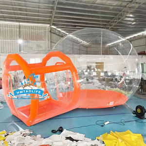 Altamente recomendado fiesta cumpleaños transparente PVC Dom Jumping House Bounce globo inflable burbuja casa para niños - Product Image 6