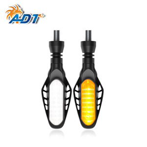 Feux arrière ADT Cobra au design extérieur sportif, feux stop et clignotants séquentiels ambre pour moto - Product Image 5