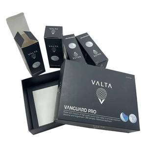 Caja de Regalo Personalizada de 3 Compartimentos para Envío, Empaque de Papel Reciclado, Caja para 12 Pelotas de Golf - Product Image 1