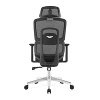 Chaise de bureau de direction de luxe en maille pivotante pour visiteurs et managers