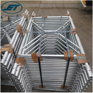 Échafaudage Q345 galvanisé et peint, type H, design moderne, pour la construction - Product Image 3