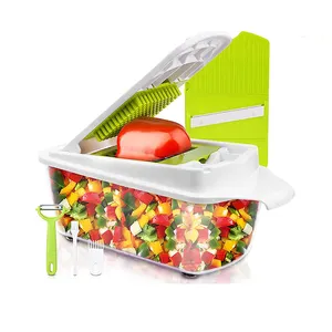 Chuyên Nghiệp Cầm Tay Hướng Dẫn Sử Dụng Mini 11 Trong 1 Vắt Tay Rau Cắt Mandoline Slicer Dicer