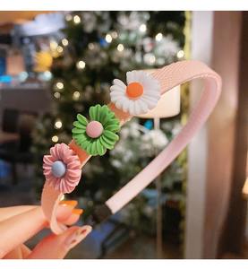 Bande dessinée coréenne mode enfants bandeau de cheveux mignon bébé <span class=keywords><strong>anti</strong></span>-dérapant amour fleur lapin bandeau en gros - Product Image 5