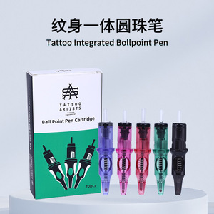 Aiguilles de cartouche de <span class=keywords><strong>tatouage</strong></span> type stylo pour traçage et pointillage, cartouches de recharge cinq couleurs, outils de <span class=keywords><strong>tatouage</strong></span> en gros, lot de 20 pièces - Product Image 5