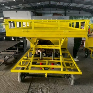 Kendaraan transportasi listrik truk sampah hidrolik multi-fungsi konstruksi empat roda pengangkat truk datar - Product Image 3