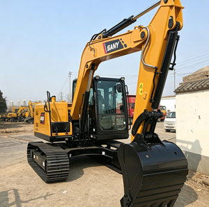 Nueva excavadora pequeña sobre orugas SY75C multifunción para consolidación de tierras agrícolas y construcción de canales de riego. - Product Image 2
