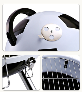 Griglia BBQ a Carbone Salvaspazio con Design a Pallone da Calcio per Campeggio, <span class=keywords><strong>Spiaggia</strong></span> e Picnic a Prezzo All'Ingrosso - Product Image 5