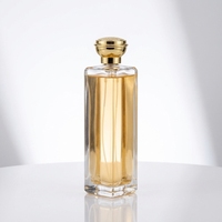 Flacon de parfum de 200 ml grande capacité, carré, à fond épaissi, avec pulvérisateur fin, vide, pour usine