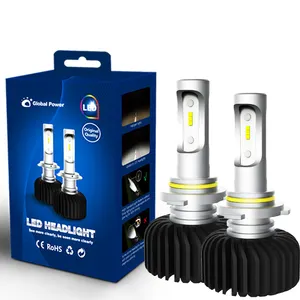 Campione gratuito lampadina 6000LM senza ventola 30w auto hb4 9006 faro a Led 9005 hb3 fendinebbia a led