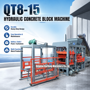 Machine de production de briques QT8-15 à faible coût et haute efficacité, produit populaire à l'international, machine à fabriquer des blocs - Product Image 1