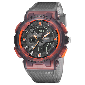 SMAEL-<span class=keywords><strong>reloj</strong></span> deportivo digital para hombre, pulsera <span class=keywords><strong>con</strong></span> pantalla led, impermeable, jam tangan, 8006 - Product Image 5