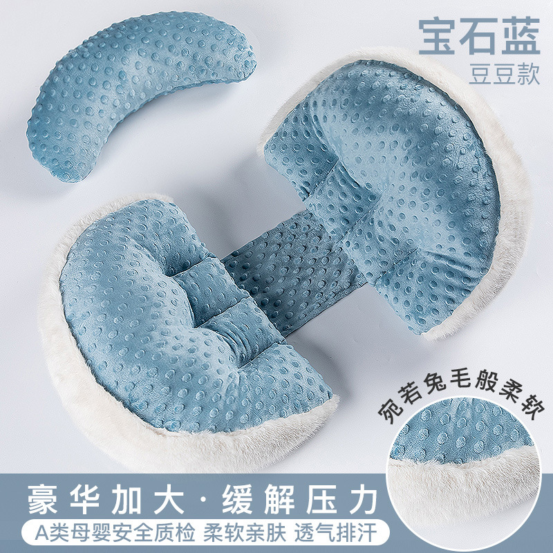 Design luxueux en fourrure, style "haricot bleu" haut de gamme.